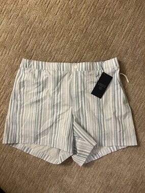VRST Blue & White Striped Women’s Bermuda Shorts